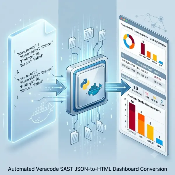 Veracode SAST HTML reporting utility framework dashboard - Click to view case study